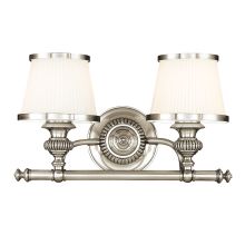 Milton 2 Light 16" Wide Bathroom Vanity Light