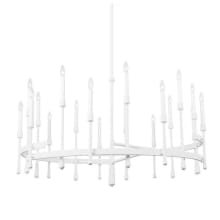 Hathaway 18 Light 52" Wide Taper Candle Style Chandelier