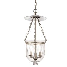 Hampton 3 Light 10" Wide Taper Candle Pendant