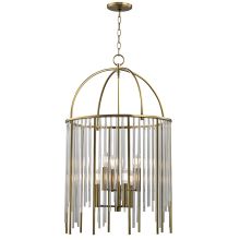 Lewis 6 Light 21" Wide Crystal Chandelier