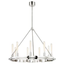 Chambers 9 Light 32" Wide Ring Chandelier