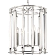 Haddon 6 Light 18" Wide Crystal Chandelier