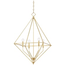Haines 4 Light 24" Wide Candle Style Chandelier