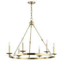 Allendale 6 Light 36" Wide Taper Candle Chandelier