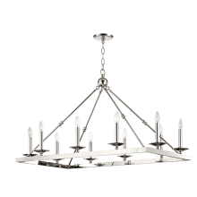 Allendale 10 Light 45" Wide Taper Candle Chandelier