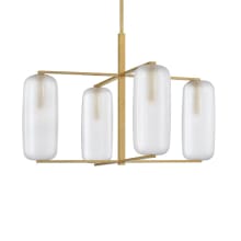 Pebble 4 Light 34" Wide Chandelier