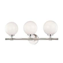 Bowery 3 Light 24" Wide Bathroom Vanity Light