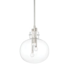 Hempstead 3 Light 14" Wide Pendant