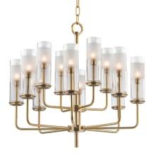 Wentworth 12 Light 25" Wide Taper Candle Chandelier