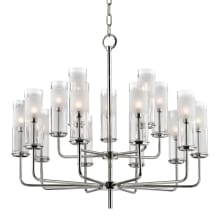 Wentworth 15 Light 30" Wide Taper Candle Chandelier