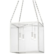 Catskill 4 Light 18" Wide Square Chandelier