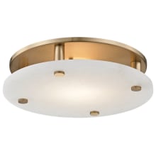 Croton Single Light 15" Wide Integrated LED Flush Mount Ceiling Fixture / Wall Sconce