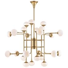 Fleming 24 Light 46" Wide LED Abstract Chandelier
