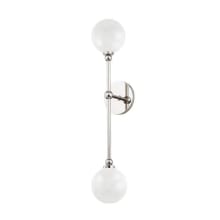 Andrews 2 Light 24" Tall LED Wall Sconce
