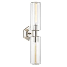 Roebling 2 Light 24" Tall Wall Sconce