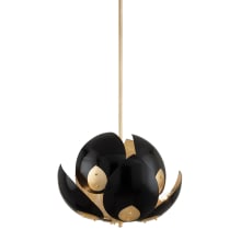 Lotus 8 Light 24" Wide Abstract Chandelier