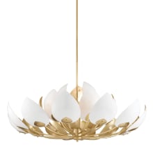 Lotus 21 Light 54" Wide Abstract Chandelier