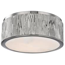 Crispin Single Light 9" Wide Integrated LED Flush Mount Drum Ceiling Fixture