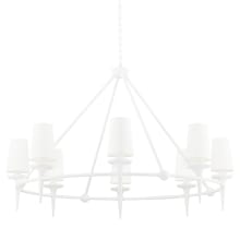 Torch 8 Light 48" Wide Ring Chandelier