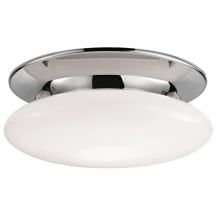 Irvington Single Light 15" Wide Integrated LED Flush Mount Ceiling Fixture