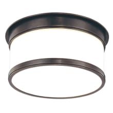 Geneva Single Light 9" Wide Flush Mount Drum Ceiling Fixture