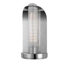 Medfield Single Light ADA Compliant 12" Tall Wall Sconce with Clear Glass Shade