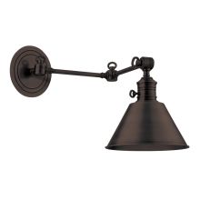 Garden City 11" Tall Wall Sconce with Swing Arm