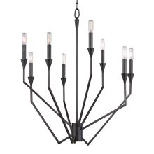 Archie 8 Light 25" Wide Taper Candle Chandelier