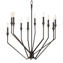 Archie 10 Light 30" Wide Taper Candle Chandelier