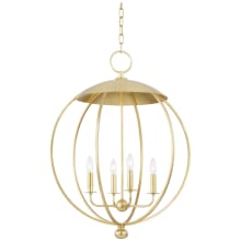 Wesley 4 Light 24" Wide Taper Candle Style Chandelier