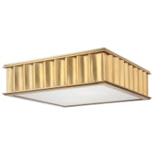 Middlebury 3 Light 16" Wide Flush Mount Square Ceiling Fixture