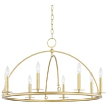 Howell 8 Light 32" Wide Taper Candle Style Chandelier
