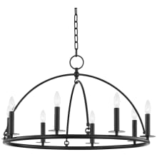 Howell 8 Light 32" Wide Taper Candle Style Chandelier