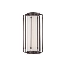 Hyde Park Single Light 15" Tall Integrated LED Bathroom Sconce