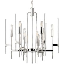 Bari 12 Light 24" Wide Taper Candle Chandelier