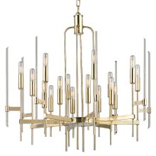 Bari 16 Light 30" Wide Taper Candle Chandelier