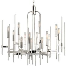 Bari 16 Light 30" Wide Taper Candle Chandelier
