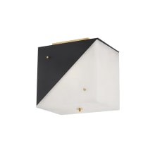 Ratio 3 Light 8" Wide Semi-Flush Ceiling Fixture