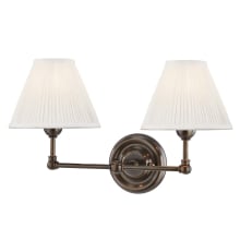 Classic No.1 2 Light 11" Tall Wall Sconce