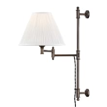 Classic No.1 Single Light 29" Tall Swing Arm Wall Lamp