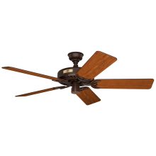 52" Indoor / Outdoor Ceiling Fan - 5 Reversible Blades Included