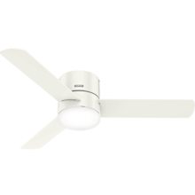 Minimus 52" 3 Blade Indoor Hugger Ceiling Fan with Remote Control and LED Light Kit Included