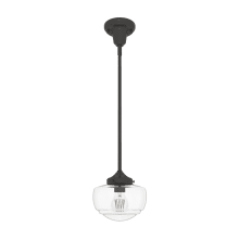 Saddle Creek 8" Wide Mini Pendant with Clear Glass Shade