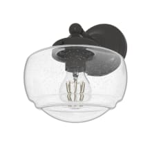 Saddle Creek 10" Tall Wall Sconce with Clear Glass Shade