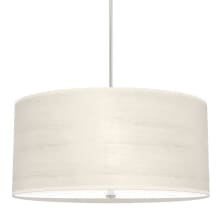 Solhaven 4 Light 24" Wide Pendant with Polystyrene and Paper Veneer Overlay Glass Shade