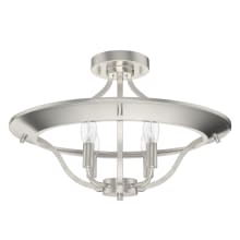 Perch Point 4 Light 18" Wide Semi-Flush Ceiling Fixture