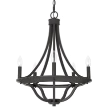 Perch Point 5 Light 18" Wide Taper Candle Style Chandelier