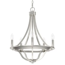Perch Point 5 Light 18" Wide Taper Candle Style Chandelier