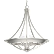 Perch Point 5 Light 24" Wide Taper Candle Pendant