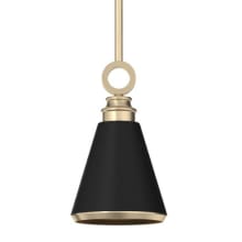Klein 6" Wide Mini Pendant with Metal Shade